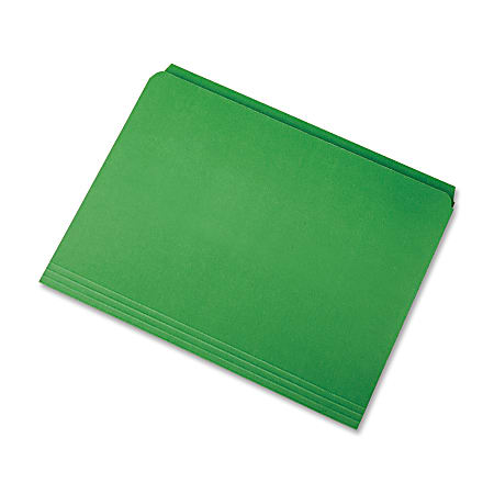 SKILCRAFT® Straight-Cut Color File Folders, Letter Size, 100%