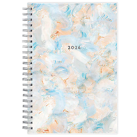 2024 Blue Sky™ Carlsen Weekly/Monthly Planning Calendar, 5" x 8", Multicolor, January to December 2024, 143965