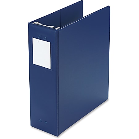 Wilson Jones® Hanging 3-Ring Binder, 3" Square Rings, Blue