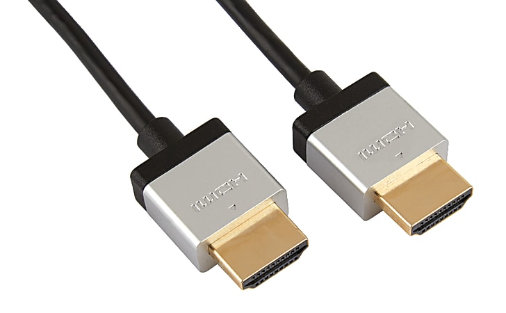 Ativa® Ultraslim HDMI™ Cable With Ethernet, 6', Black, 38477