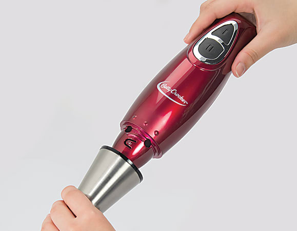 Better Chef Dualpro Handheld Immersion Blender / Hand Mixer In Red