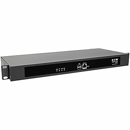 Eaton Tripp Lite Series 16-Port Serial Console Server, USB Ports (2) - Dual GbE NIC, 4 Gb Flash, Desktop/1U Rack, TAA - B097016