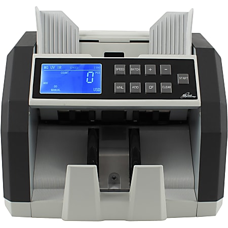 Royal Sovereign High Speed Front-Load Bill Counter with Counterfeit Detection (RBC-ED200) - Counterfeit Detection / 500 Bill Hopper Capacity / Counts 1,500 bills per minute