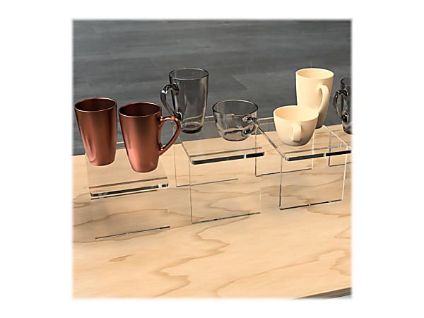 Azar Displays Deluxe Acrylic Monitor Riser Display 6 H x 11 34 W x 7 34 ...