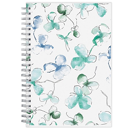 2024 Blue Sky™ Lindley Frosted Weekly/Monthly Planning Calendar, 5" x 8", White, January to December 2024, 101579