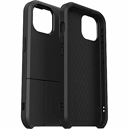 OtterBox uniVERSE Series - Back cover for cell phone - rugged - polycarbonate, synthetic rubber - black - for Apple iPhone 15