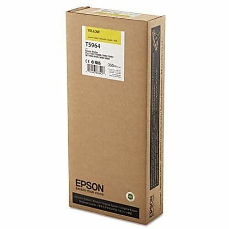 Epson UltraChrome HDR Yellow Ink Cartridge, Yellow, T596400