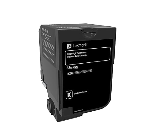 Lexmark™ 84C1HK0 Black High Yield Return Program Toner Cartridge