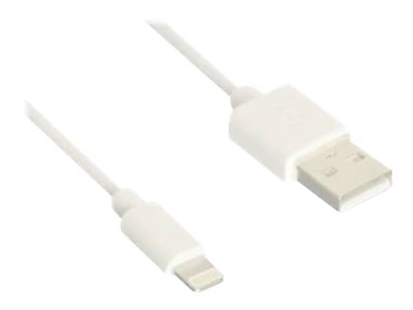 B3E - Lightning cable - USB male to Lightning male - 3 ft - white