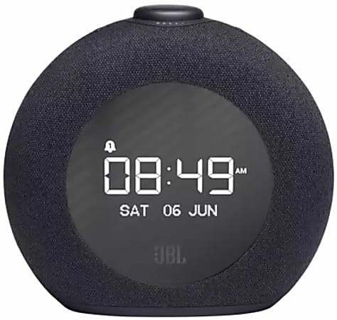 JBL Horizon2 8W Wireless Bluetooth® Clock Radio Speaker With FM, Black