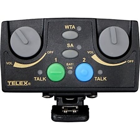 Telex Narrow Band UHF Two-Channel Binaural Wireless Synthesized Portable Beltpack