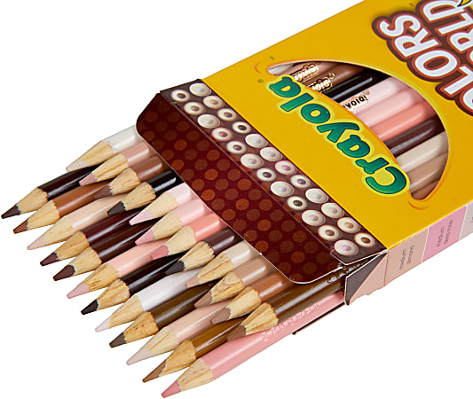 What colors are in a hotsell 24 pack of crayola colored pencils