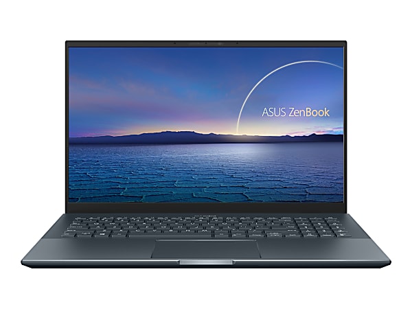 Asus ZenBook 14 Laptop, 14" Screen, Intel® Core™ i7, 16GB Memory, 512GB Solid State Drive, Pine Gray, Windows® 10 Pro