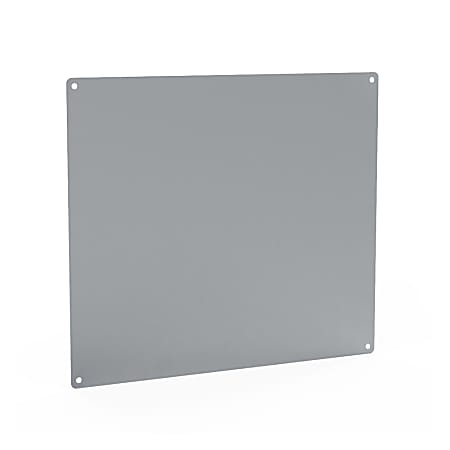 Azar Displays Metal Magnetic Board Panels For Pegboards/Wall Mount, 13-3/4" x 15-3/4", Silver, Pack Of 2 Panels