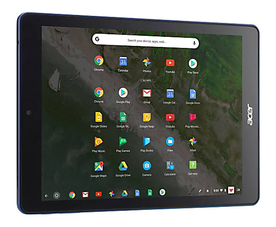 Acer® Refurbished Chromebook Tablet, 9.7" Screen, 4GB Memory, 32GB Storage, Chrome OS, Black, NX.H0BAA.001