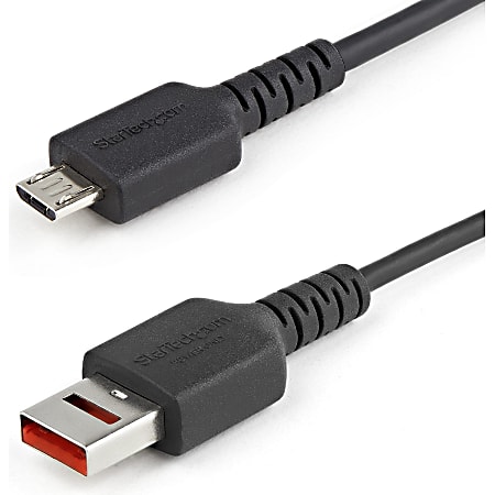 StarTech.com Secure Charging Cable, 3&#x27;