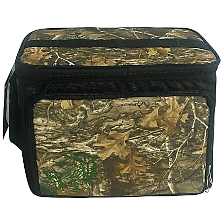Brentwood Kool Zone 12-Can Insulated Cooler Bag, 9-1/4"H x 7-3/4"W x 12"D, Realtree Edge Camo