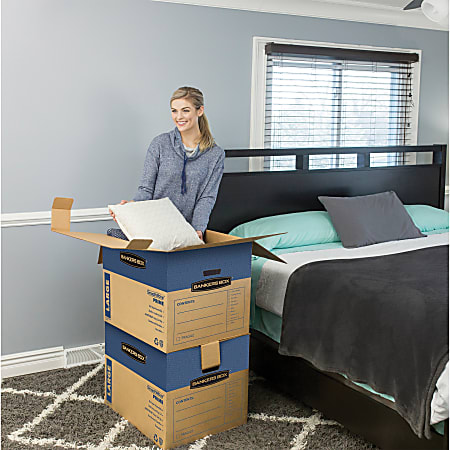 Bankers Box SmoothMove Prime Moving Boxes 18 x 18 x 24 Kraft Case Of 6 ...