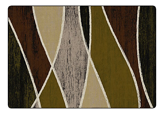 Flagship Carpets Waterford Rectangular Area Rug, 8-1/3' x 12', Green