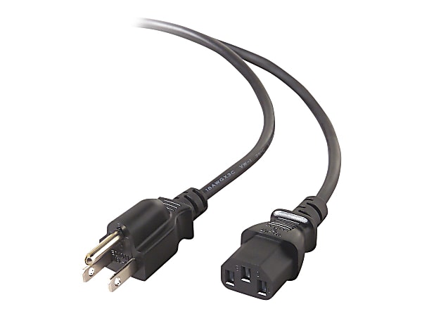 Belkin - Power cable - NEMA 5-15 (M) to IEC 60320 C13 - 6 ft