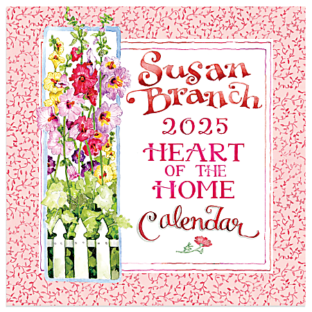 2025 TF Publishing Monthly Mini Wall Calendar, 7” x 7”, Susan Branch, January 2025 To December 2025