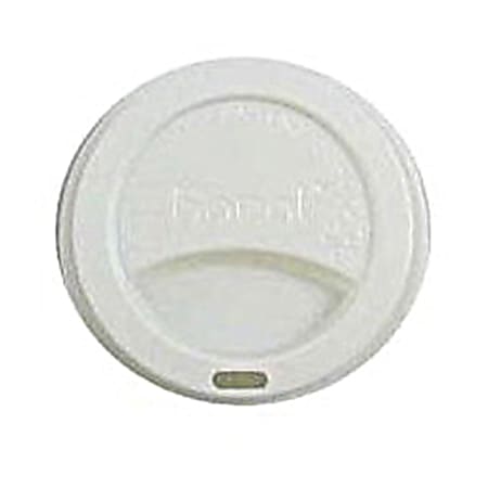 Karat Hot Cup Lids, 10 - 24 Oz, White, Pack Of 1,000 Lids