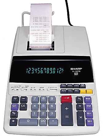 Sharp® EL-1197PIII Desktop Printing Calculator