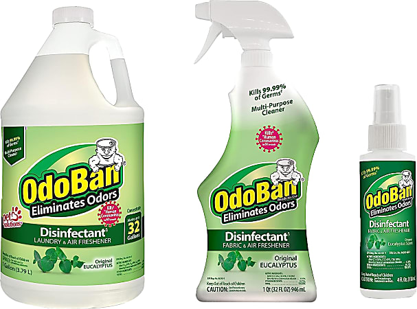 thumbnail image 2 of OdoBan Dive No-Rinse Wetsuit Cleaner Concentrate, 4 Oz Bottle 4-Pack 2 of 9