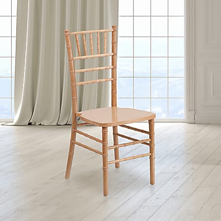 Flash Furniture HERCULES Series Chiavari Chair, Natural