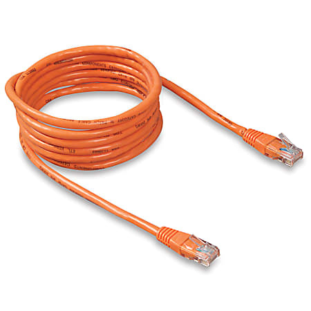 Belkin - Patch cable - RJ-45 (M) to RJ-45 (M) - 9 ft - UTP - CAT 5e - orange - for Omniview SMB 1x16, SMB 1x8; OmniView SMB CAT5 KVM Switch