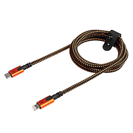 Xtorm Xtreme Series USB-C To Lightning Cable, 4-15/16', Orange, TELOCXX003