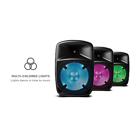 ION Pro Glow 1500 High Power Portable Bluetooth PA Speaker