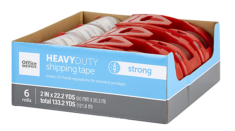 Heavy Duty Packaging Tape, Clear Packing Tape for Moving Boxes