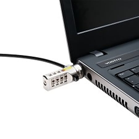 Kensington Combination Laptop Lock - Security cable lock - gray - 6 ft