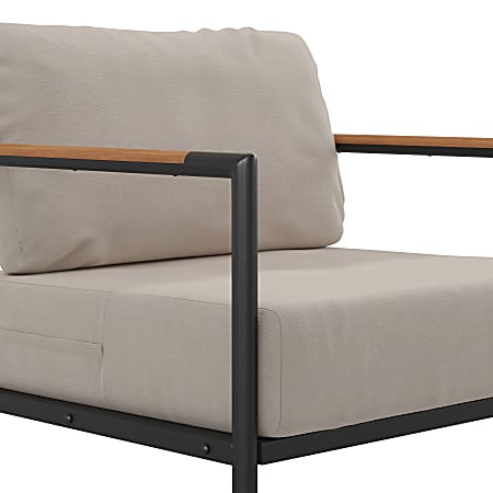 Aazon.co : Flash Furniture Lea Indoor/Outdoor Sectional With Cushions
