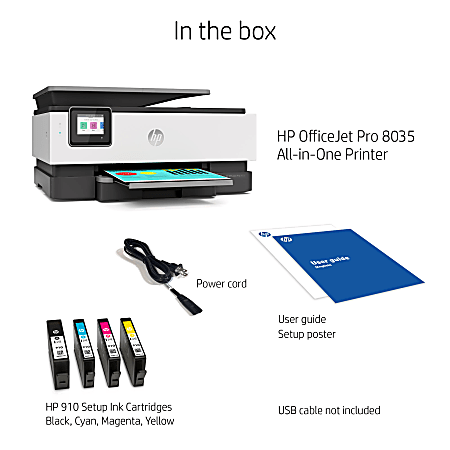 HP OfficeJet Pro 8035 Wireless Color Inkjet All In One Printer
