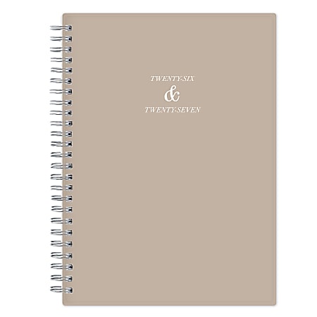 2027 Blue Sky Oat Weekly/Monthly (18-Month) Planning Calendar + Notes, 5.875x8.625, 0%, PP, Jan–Dec, RY27