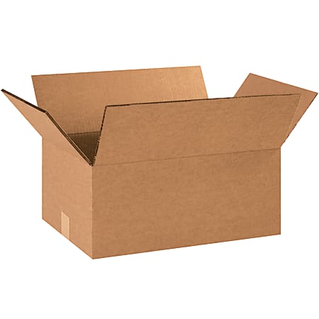 Partners Brand Double-Wall Corrugated Boxes, 6"H x 10"W x 16"D, Kraft, Pack Of 15