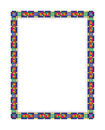 Barker Creek Computer Paper, 8 1/2" x 11", Stained Glass, Pack Of 50 Sheets