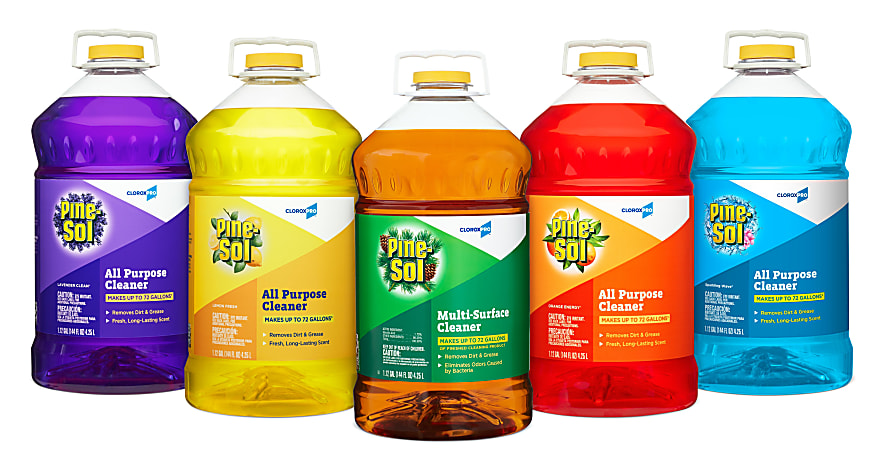 Clorox Pine Sol All Purpose Cleaner Lemon Fresh Scent 144 Oz