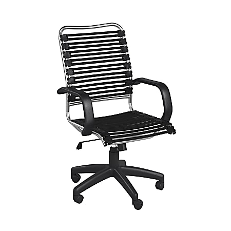 Eurostyle Allison Bungie High-Back Commercial Office Chair, Black