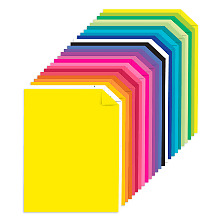 Astrobrights Color Multi Use Printer Copier Paper Letter Size 8 12 x 11  Pack Of 200 Sheets 24 Lb Spectrum 25 Color Assortment - Office Depot