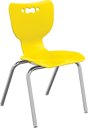 MooreCo Hierarchy No Arms Chair, Yellow