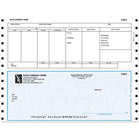 Custom Continuous Payroll Checks For Great Plains®, 9