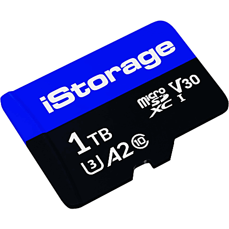iStorage microSD Card 1TB | Encrypt data stored on iStorage microSD Cards using datAshur SD USB flash drive | Compatible with datAshur SD drives only - 100 MB/s Read - 95 MB/s Write