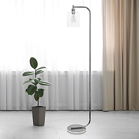 Chrome industrial floor lamp new arrivals
