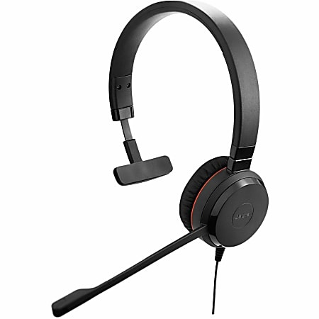 Jabra EVOLVE 20SE MS Mono - Mono - USB - Wired - 32 Ohm - 150 Hz - 7 kHz - Over-the-head - Monaural - Supra-aural - Noise Canceling