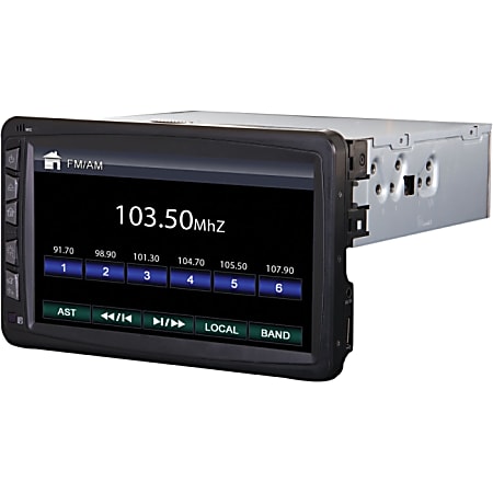 Power Acoustik PD-712B Car DVD Player - 7" Touchscreen LCD - 68 W RMS - Single DIN
