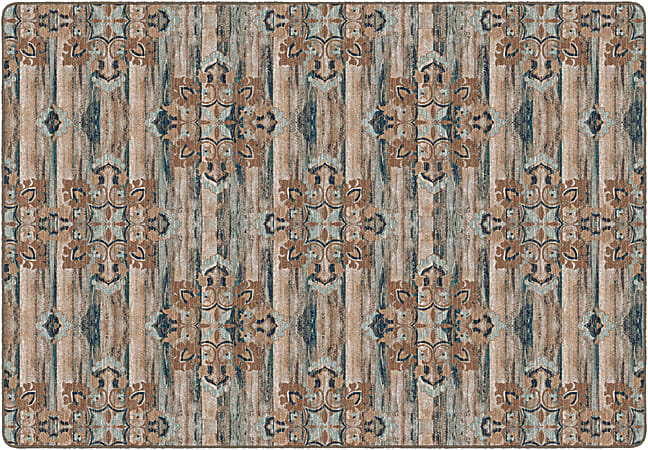Flagship Carpets Franklin Rectangular Rug, 100" x 144", Blue