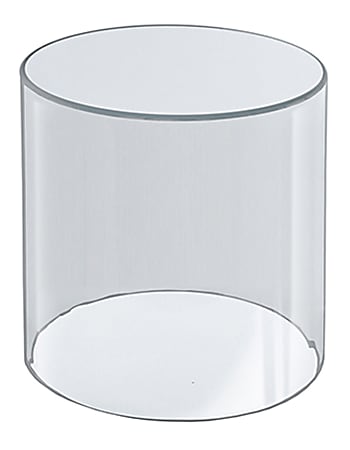Azar Displays Acrylic Cylinder, Small Size, 6" x 4",  Clear